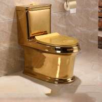 Wholesale Ce Golden Color Gold Peeping Chinese Toilet