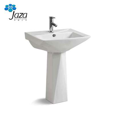 F-2735 Factory direct supply manufacturer lavabo wash ceramic pedestal basin for sale