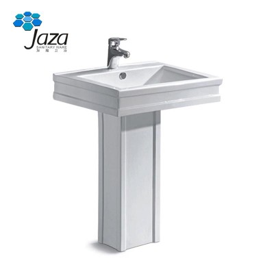 F-2718 Chinese manufacturers safety daily use hand basins sanitary ware pedestal wash basin with high quality