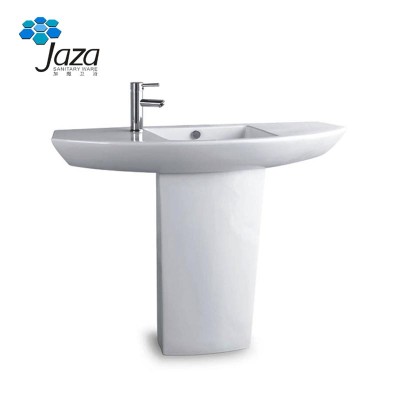 F-2712 Chaozhou sanitary ware modern ceramic floor standing freestanding wash pedestal basin