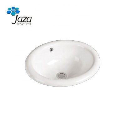 L-737 Factory production top wash ceramic above counter art hand basin with low price