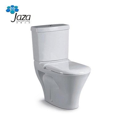 B-P3803 Professional gold supplier safety western cheap ceramic two for sale 2 piece toilet with low price